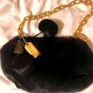 Coach Black Mink Bag